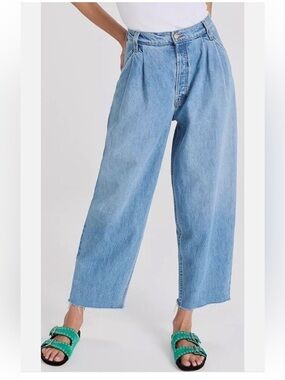 SNACKS by Mother Pleated The Fun Dip Jeans